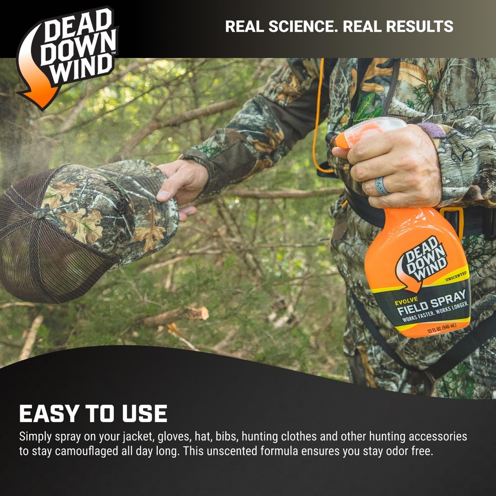 Evolve 3D+ Field Spray Bottle & Refills - Odor Control Hunting Scent Control ...