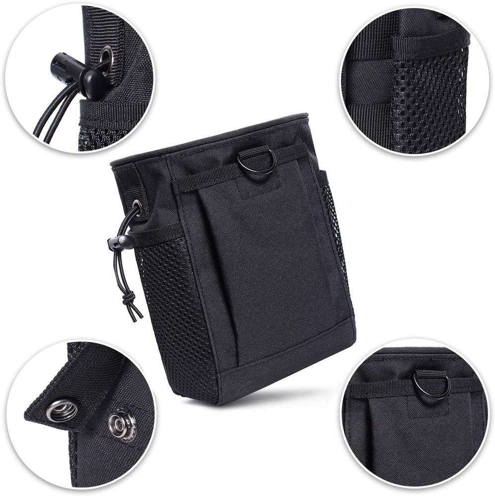Durable Nylon Metal Detecting Pouch with Multiple Pockets - Lightweight Design
