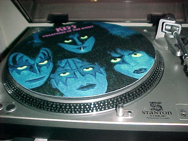 KISS "Creatures Of The Night" Turntable Slip Mat