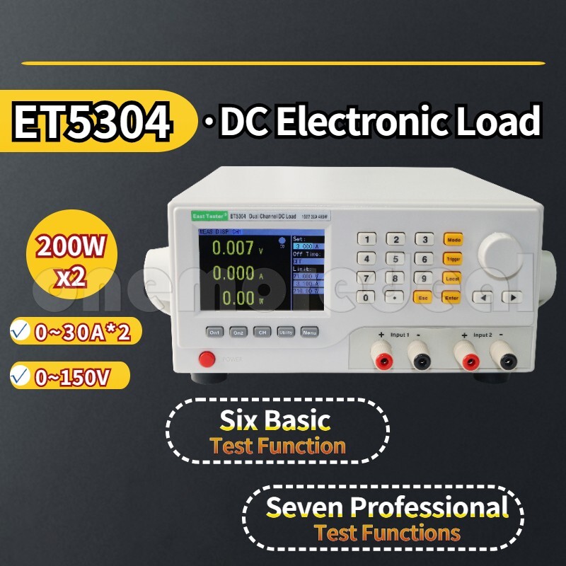 15A/30A/60A DC Electronic Load Programmable Load For Charger Power Supply Tests