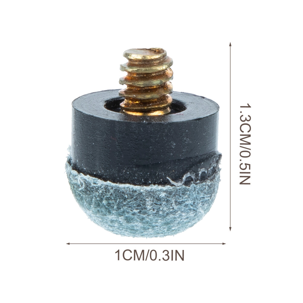 20 Pcs Table Pool Cue Tip Replacement Billiard Necessity