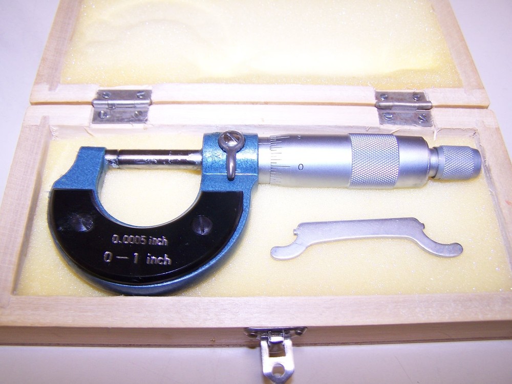 0-1" outside micrometer set