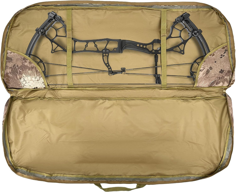 Soft Compound Bow Case with Arrow Pocket - Durable Carry Bag