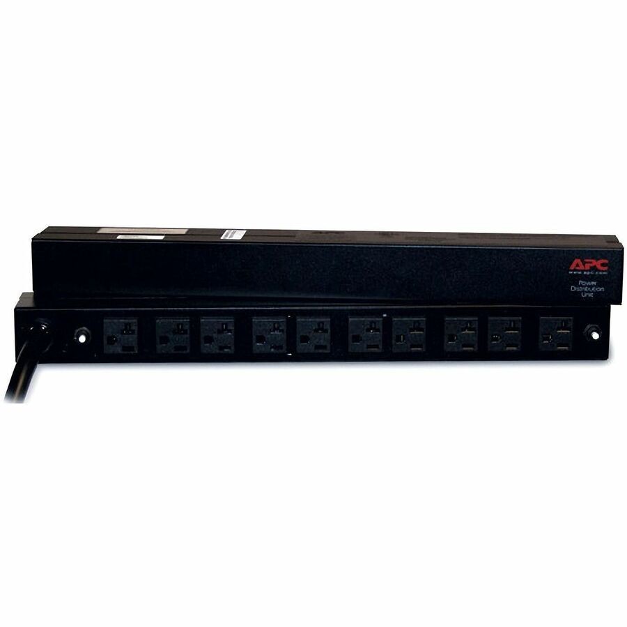 APC NetShelter Basic Rack PDU, 1U, 30A, 120V, 10 NEMA 5-20 outlets