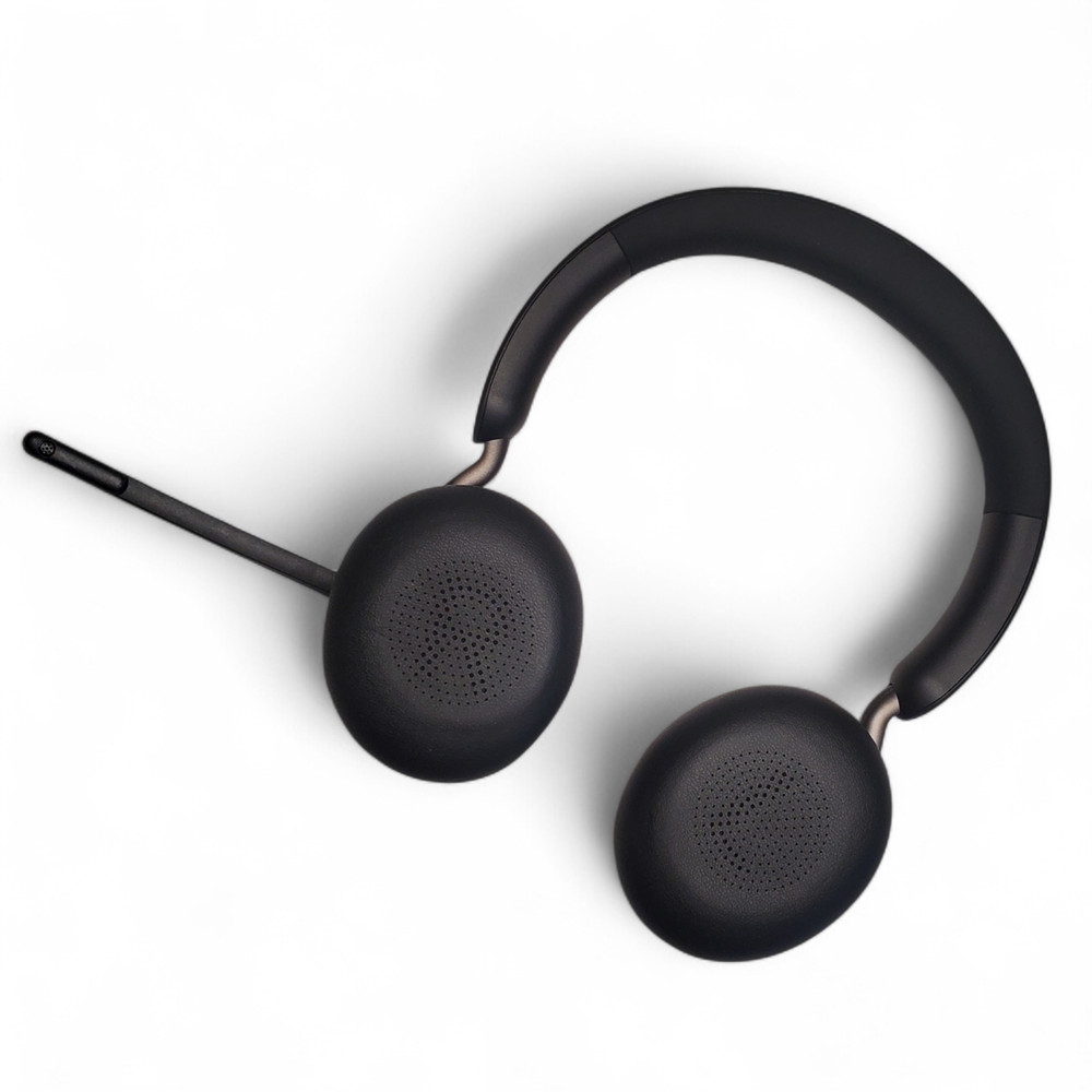 Jabra Evolve2 65 Wireless UC Headset w/ Boom Mic & USB Dongle – Pristine