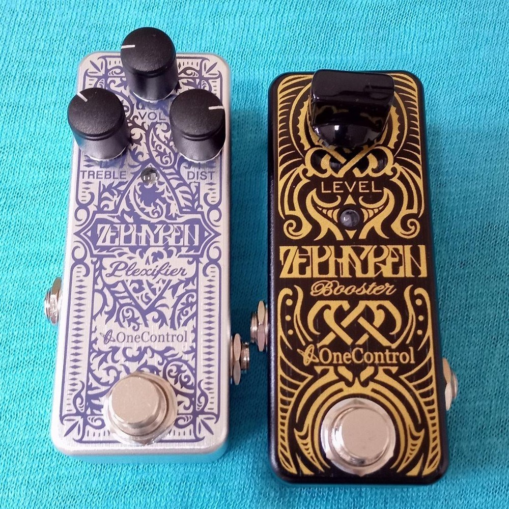 One Control Zephyren Plexifier & Booster Set Limited Edition Distortion Pedal