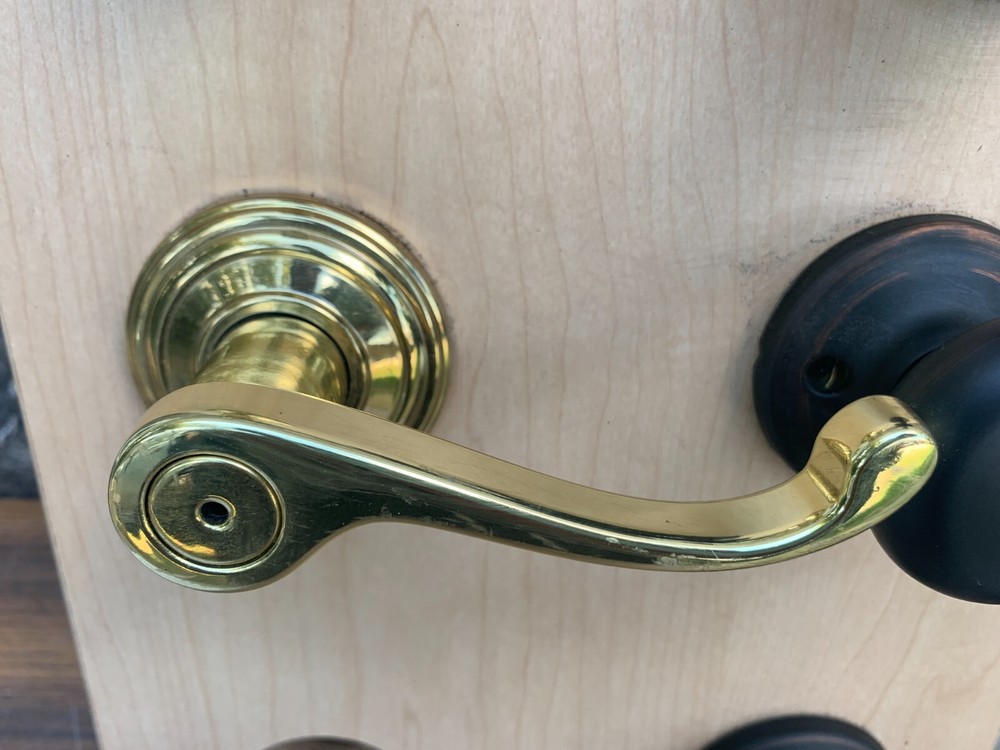 Kwik Set 3 Pack Main Front Entry Locking Keyed Dead Bolt Privacy & Hall & Closet