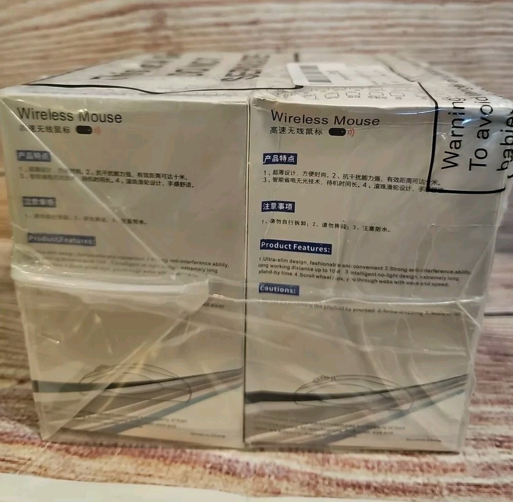 10x Bluetooth Wireless Mouse Thin For Laptop Universal Rechargeable Intelligent