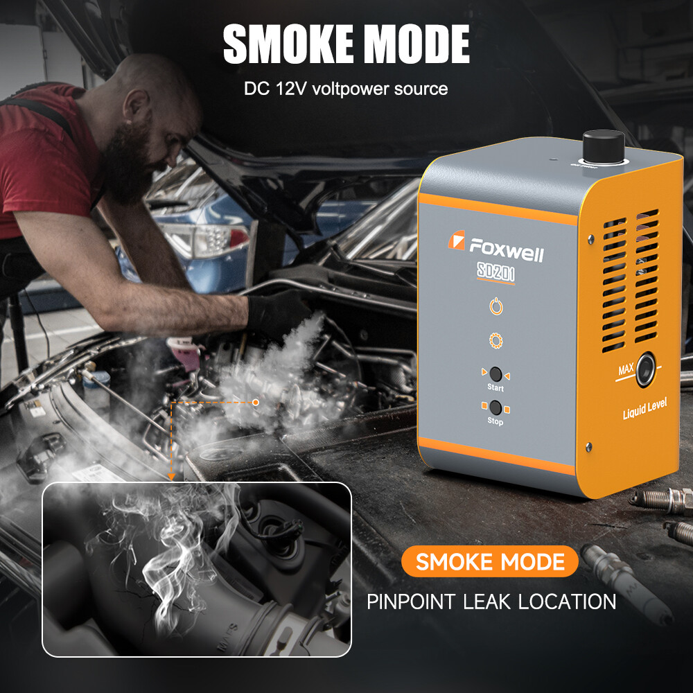 Foxwell SD201 Auto EVAP Smoke Machine Tester Vacuum Leakage Detection Analyzer