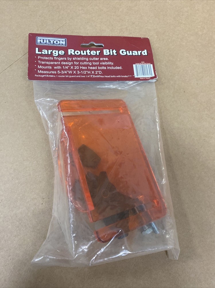 FULTON 3305 large Router Bit Guard Kit w/Mounting Hardware