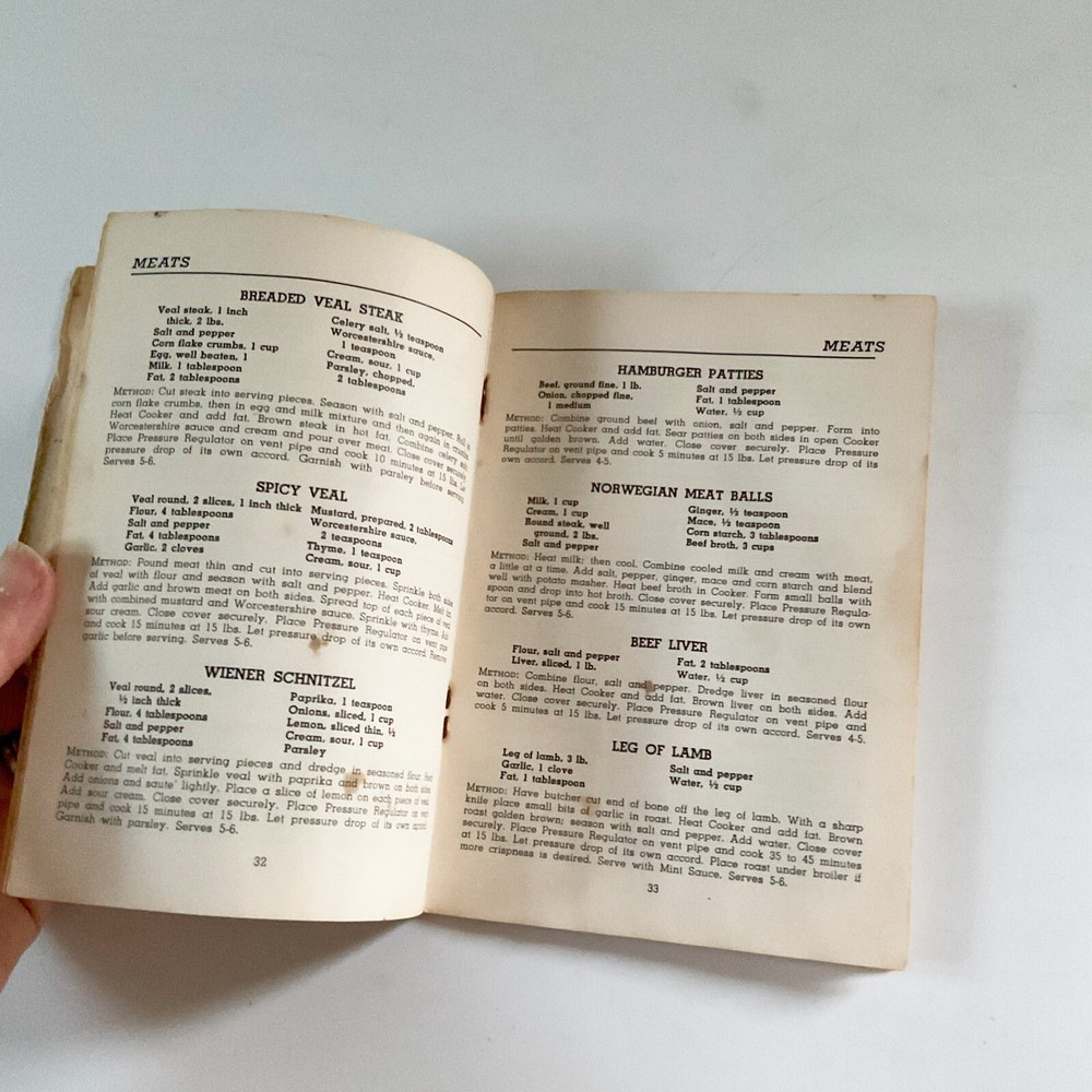 One Presto Control Master Operating User Manual Vintage Appliance