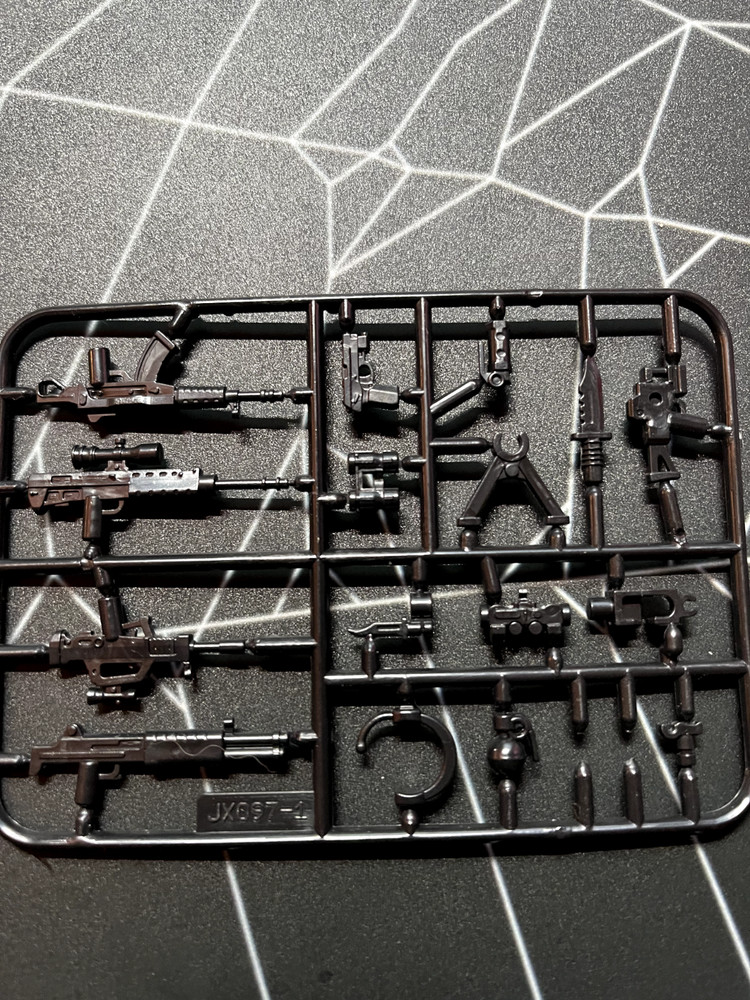 lego compatible mini figure multi weapon lot