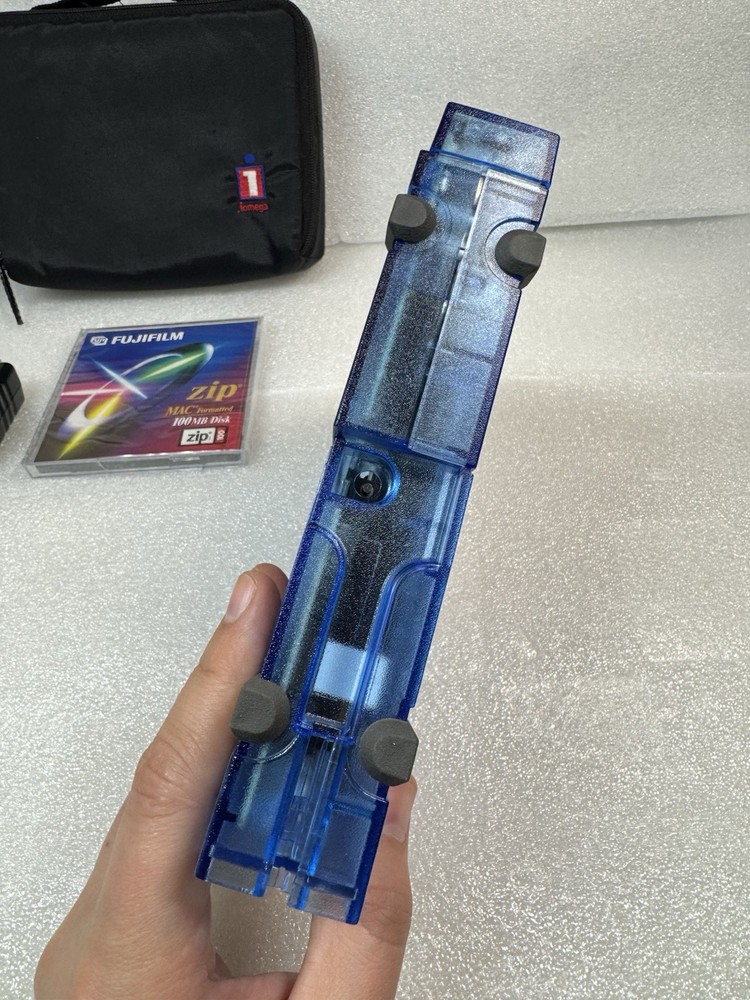 Iomega Zip 100 USB External Drive Bundle – Z100USB – Mac & PC - MINT!!!!!