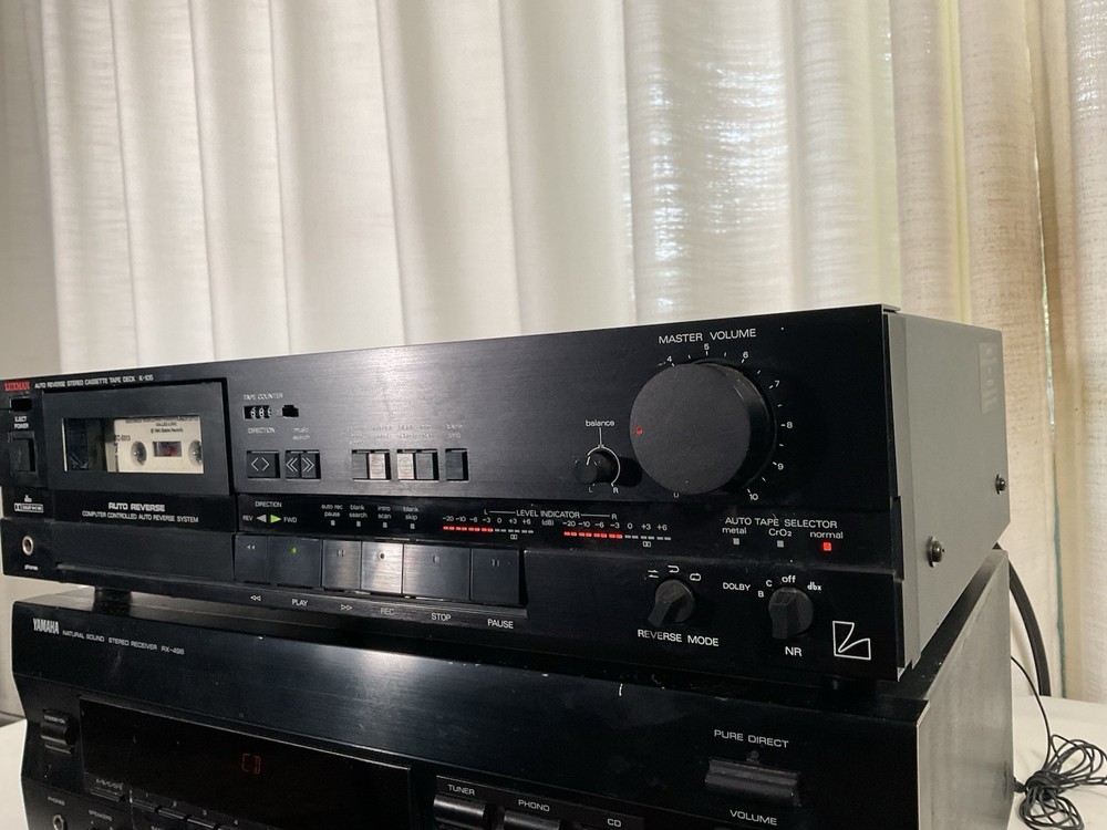 Vintage Working Luxman K-105 Auto Reverse Stereo Cassette Deck