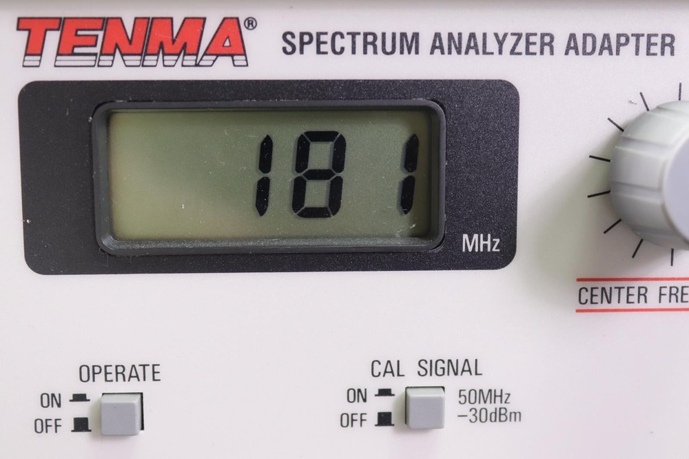Tenma Spectrum Analyzer Adapter 72-6600 W/ Manual