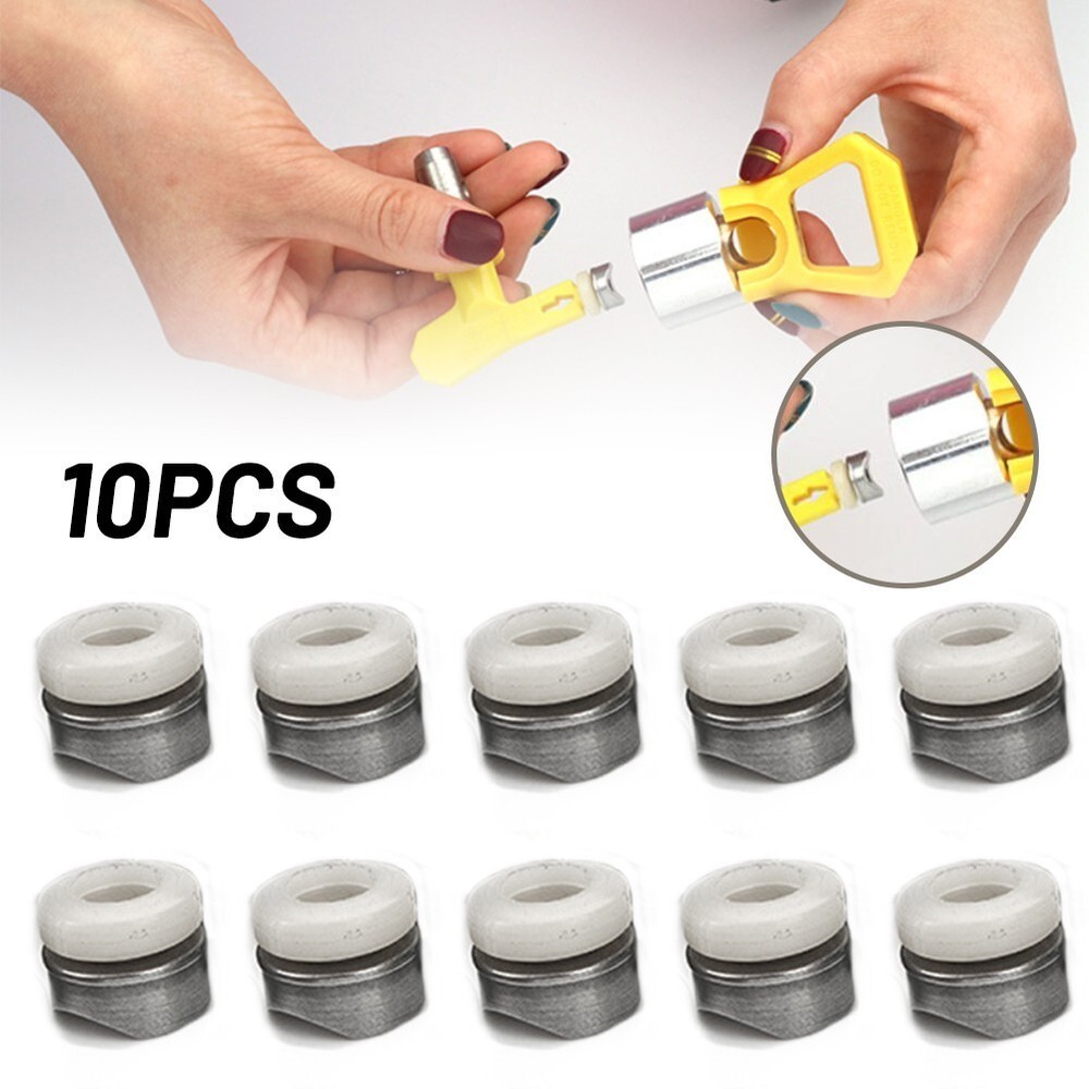 10 Pack For Airless Paint Spray Nozzle Seals Gaskets Enhanced Performance