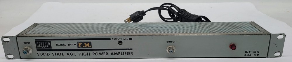 Jerrold Solid State AGC High power Amplifier Model: JHPM FM