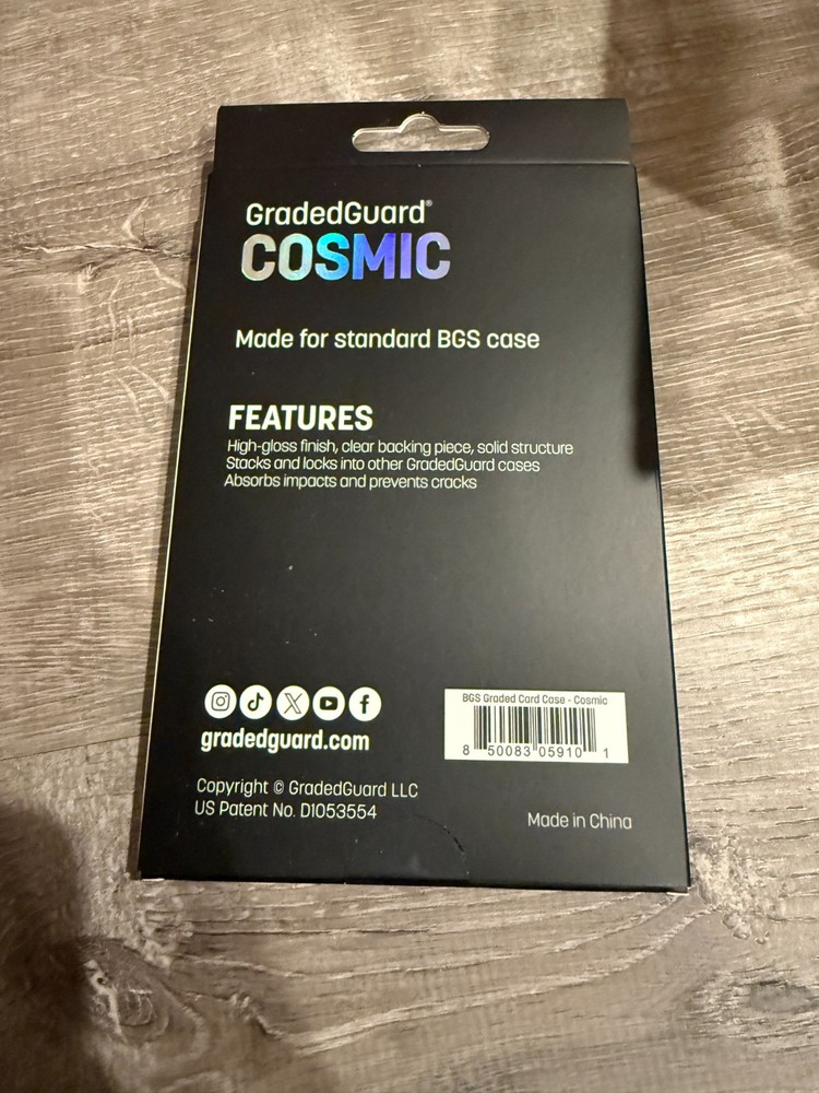 GradedGuard BGS Graded Card Case Guard Protector COSMIC Limited to 2000
