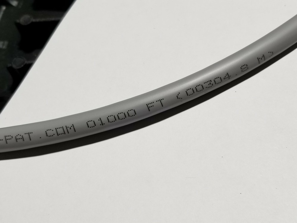 Commscope CS44R Cat6A U/UTP Network Ethernet 10G 10Gig Cable Riser Gray /100ft