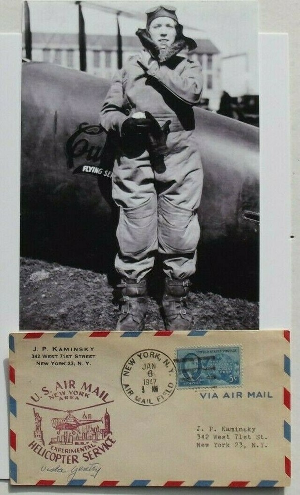 Viola Gentry Record Setting Aviation Pioneer Autograph Cover