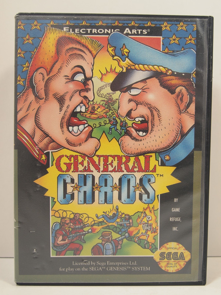 General Chaos Case (SEGA Genesis) Authentic BOX ONLY