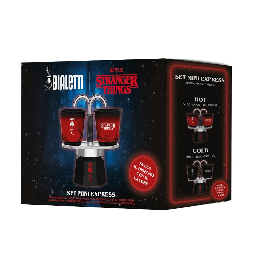 Bialetti Stranger Things - Mini Express Moka Set 2 Cups