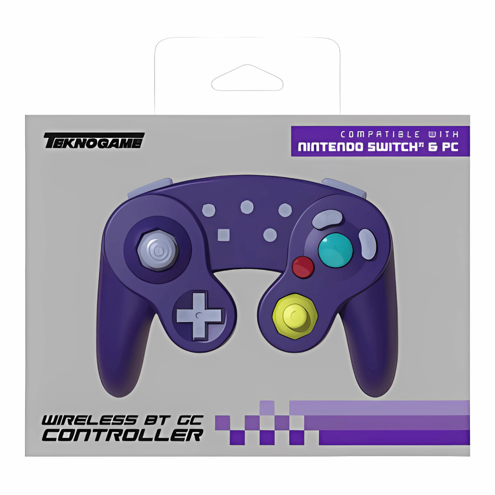 Teknogame Wireless BT Gamecube Controller for Switch 1 and 2