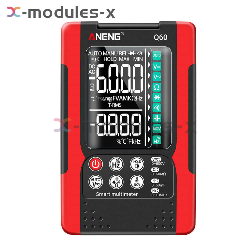 ANENG Q60 Digital Multimeter AC DC Voltmeter Ammeter Volt Tester Meter