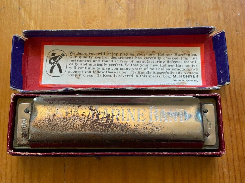 3 Vintage M. Hohner Harmonicas