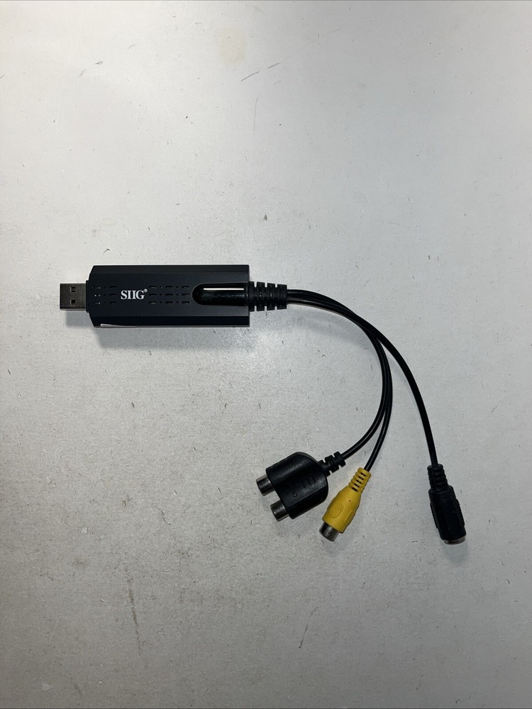 SIIG USB TO S-VIDEO AUDIO CABLE