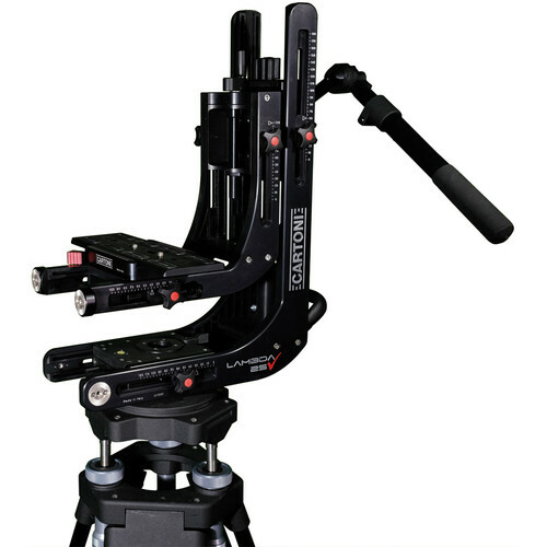 Fluid Head Cartoni LAMBDA 25 Mitchell/Flat Base Cine Style Slide HL2500