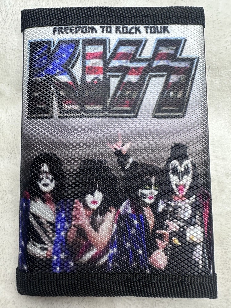 Kiss - Trifold Canvas Wallet