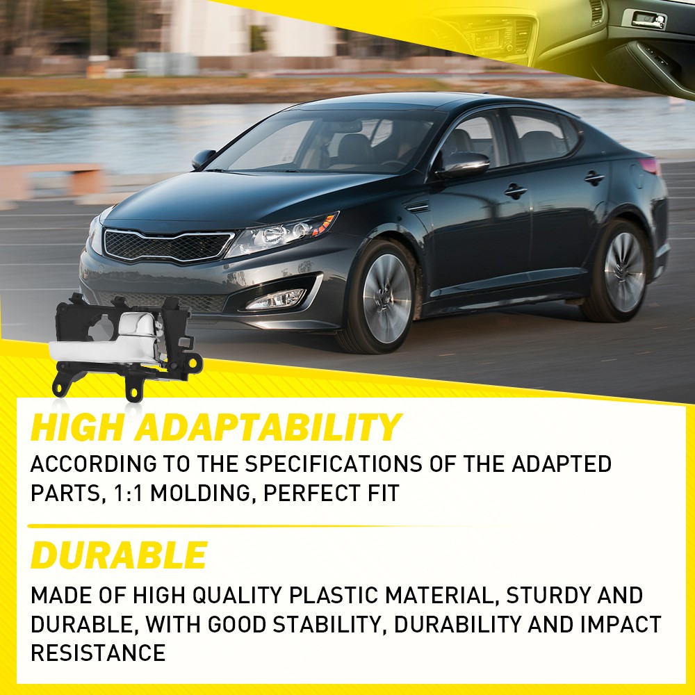 Interior Inner Inside Door Handle Chrome Front Right for Kia Optima 2011-2013