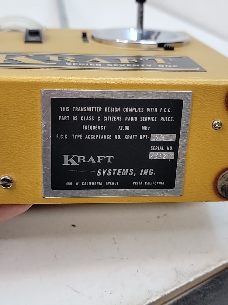 Vintage Kraft Series 71 Remote UNTESTED