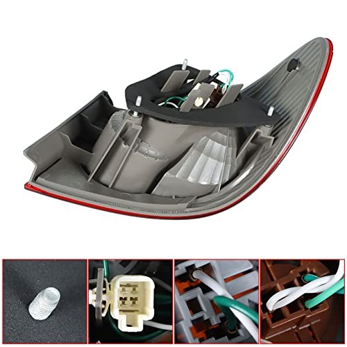 1-Pack LH Tail Light Assembly Replacement for 2003-2008 Corolla Driver Side