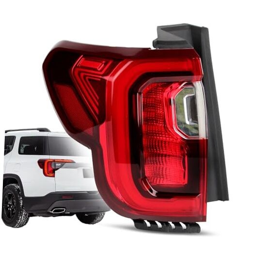 LED Tail Lights Compatible with 2020 Left Driver Side 20-23 Acadia Chrome Trim
