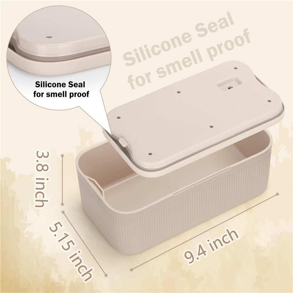 Lockable Storage Box,Medicine Lock Box Travel Case,Refrigerator Bin Container fo