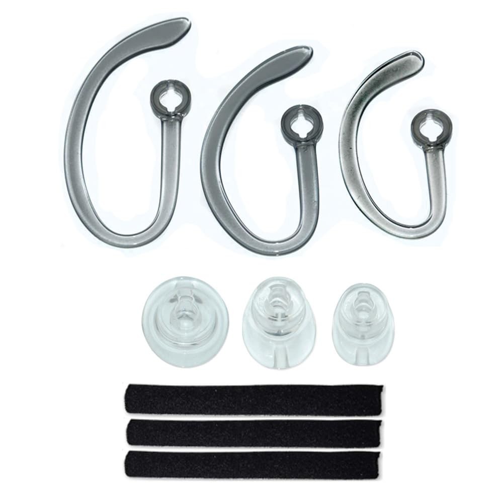 Aginkgo CS540 Eartips Set, Ear Hook Loops, Comfortable Tips Foam S+M+L