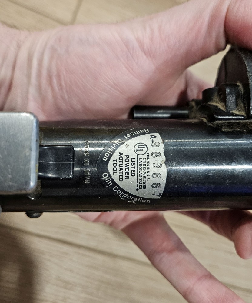 Vintage RAMSET 4170 Powder Actuated Tool Piston Low Velocity UNTESTED
