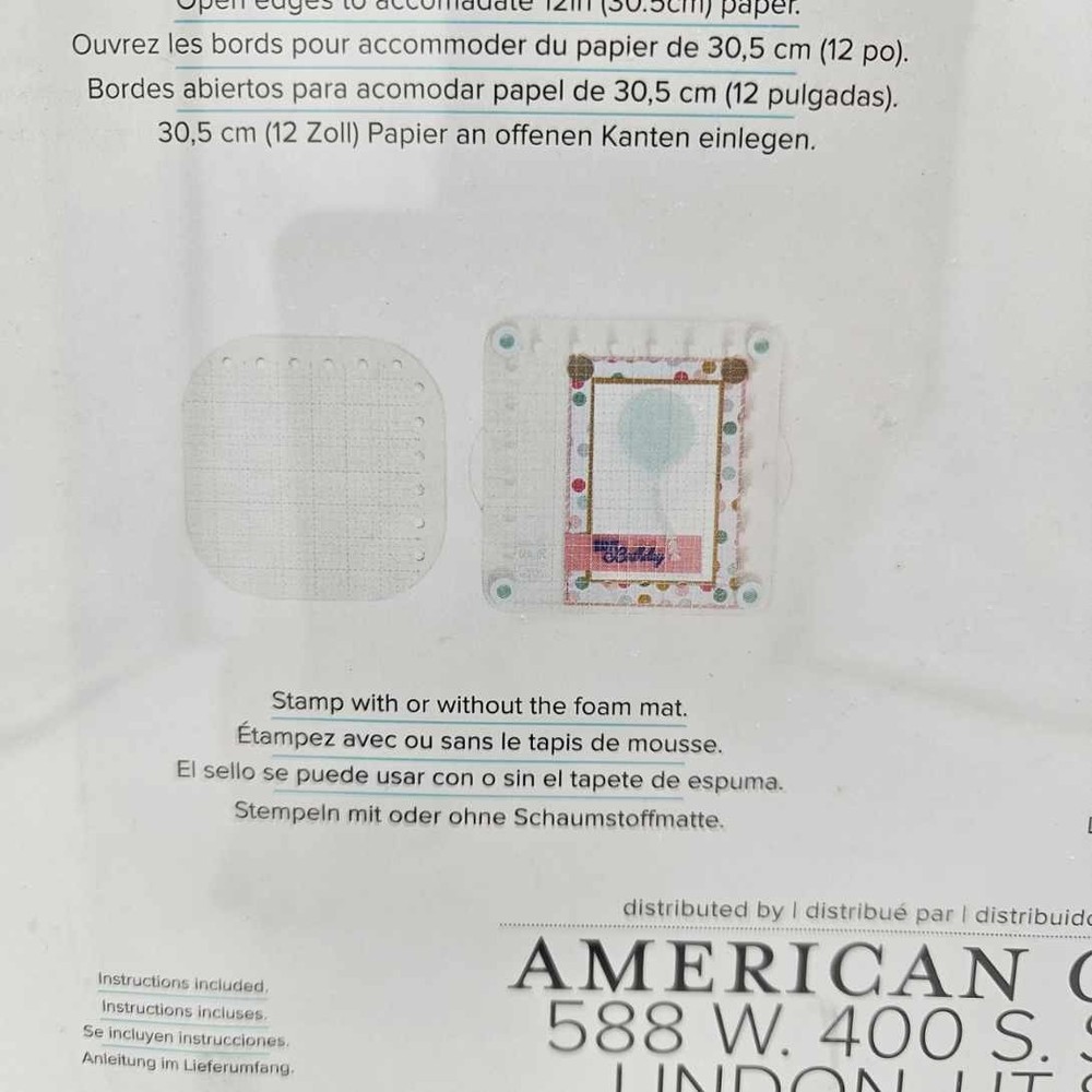 We R Memory Keepers Precision Press Advanced Stamp positioner Crafter Tool Art