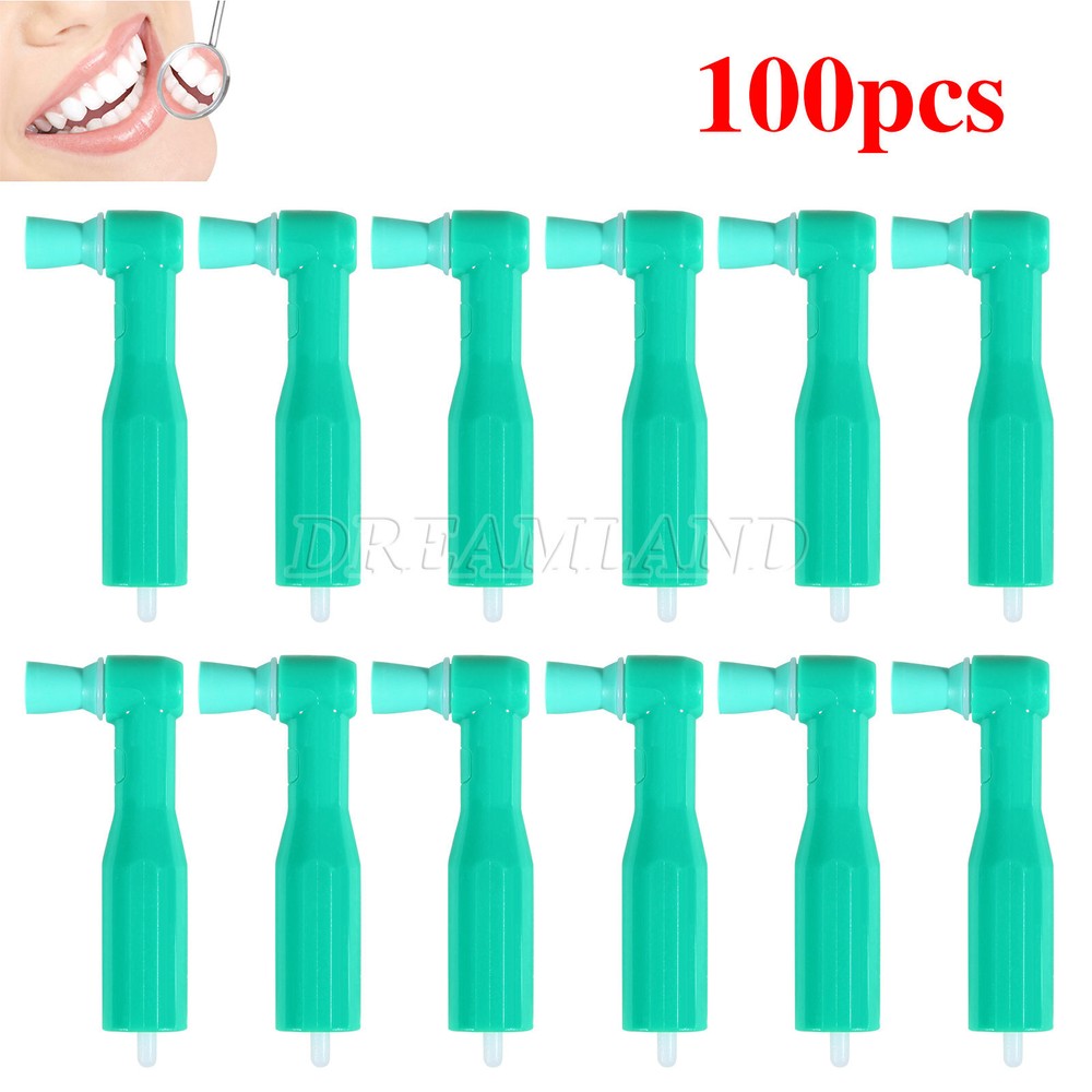 100Pcs Dental Disposable Prophy Angle Top Quality Prophy Angles Soft Cups