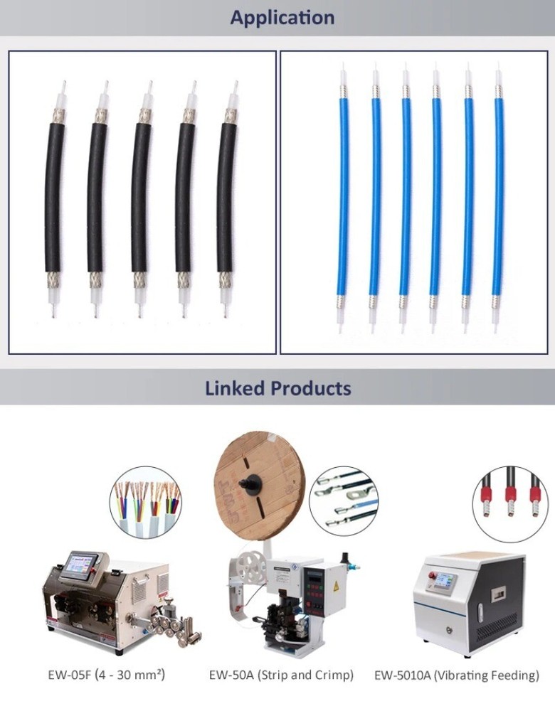 Semi-automatic Coaxial Stripping Machine Multi-layer Rotary Stripping Machine