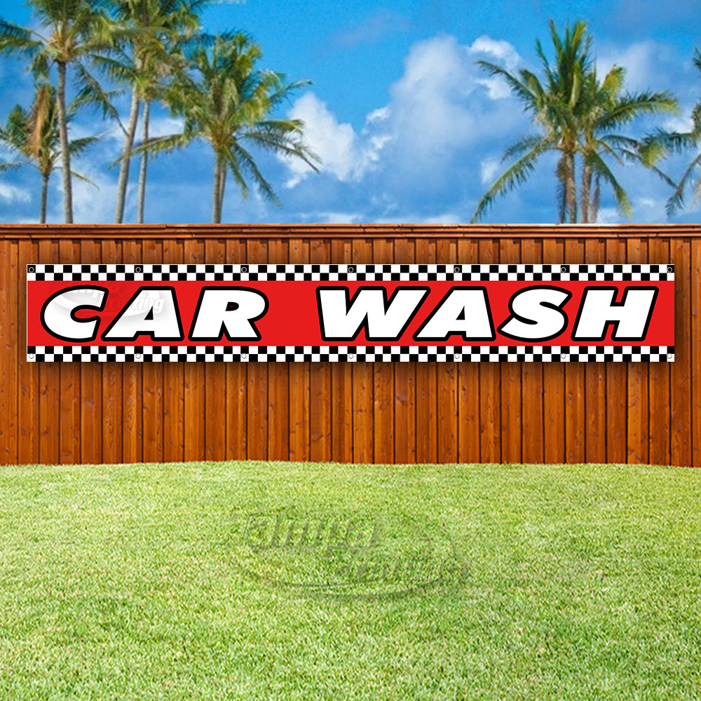 CAR WASH Advertising Vinyl Banner Flag Sign LARGE HUGE XXL SIZES