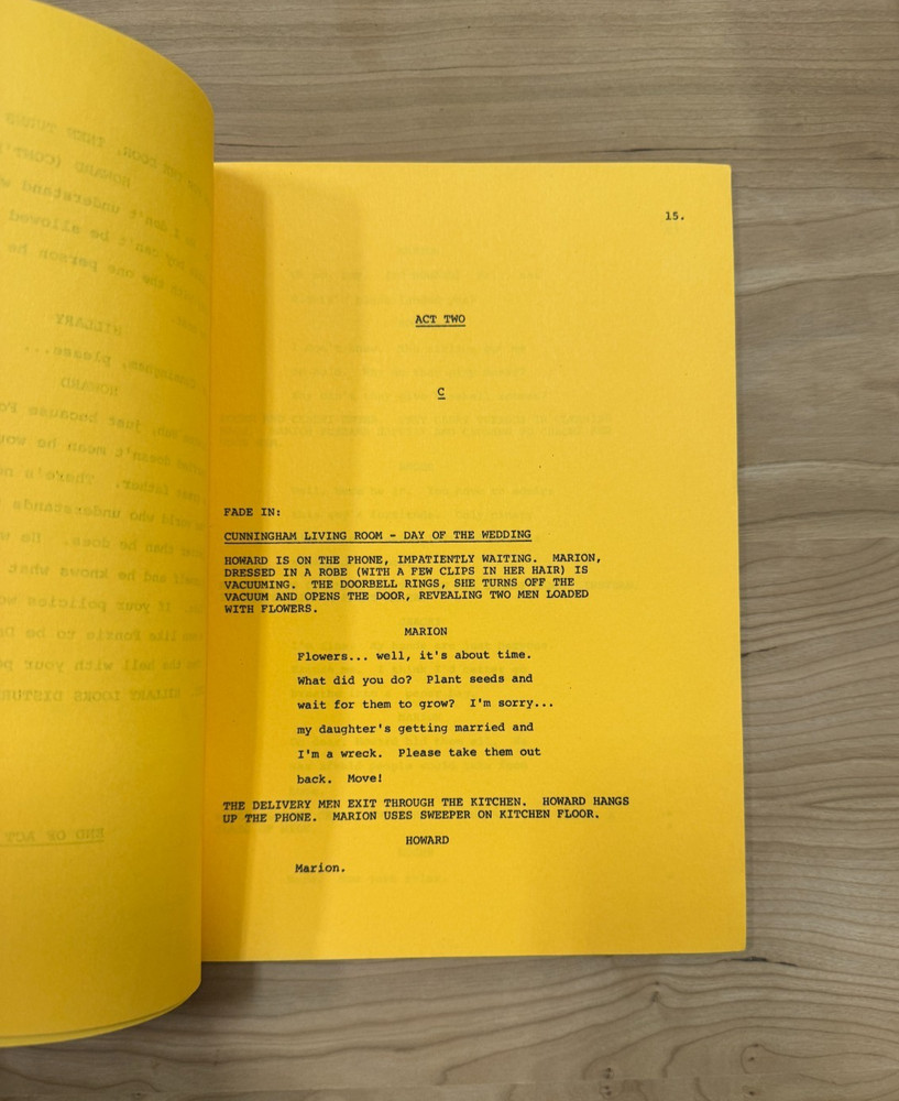 Happy Days Original TV Script - Passages Part II - Final Episode