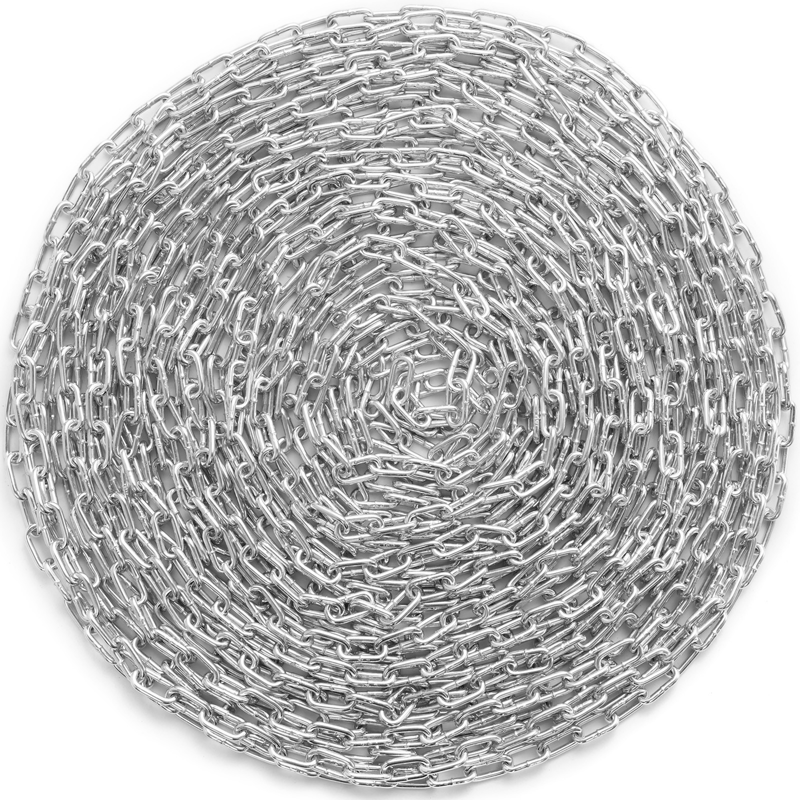 Zinc Plated Chain G30 3/16"x 100 FT  Proof Coil Chain Sling Towing Pulling