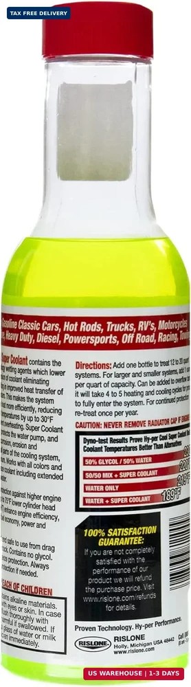 Rislone Hy-per Cool Super Coolant, 16 oz.