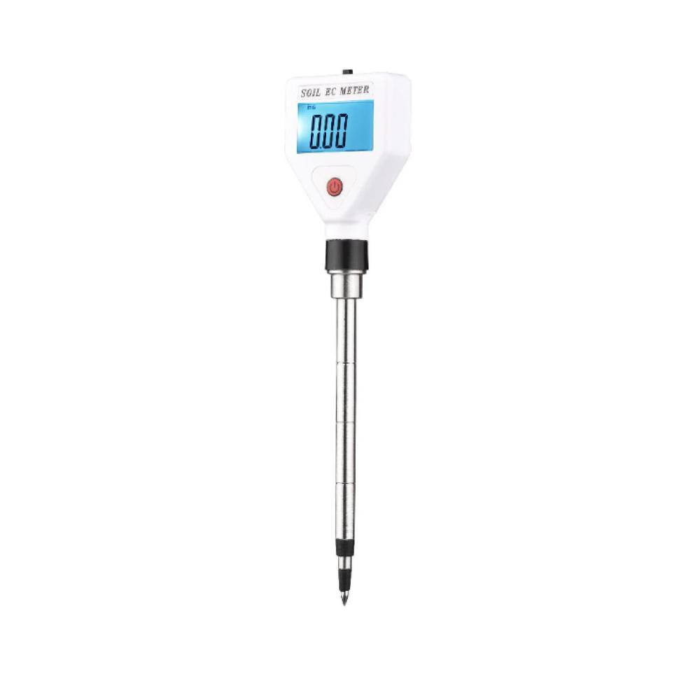Digital Soil Tester with Backlight Screen Soil EC Meter Portable Soil Salinity T