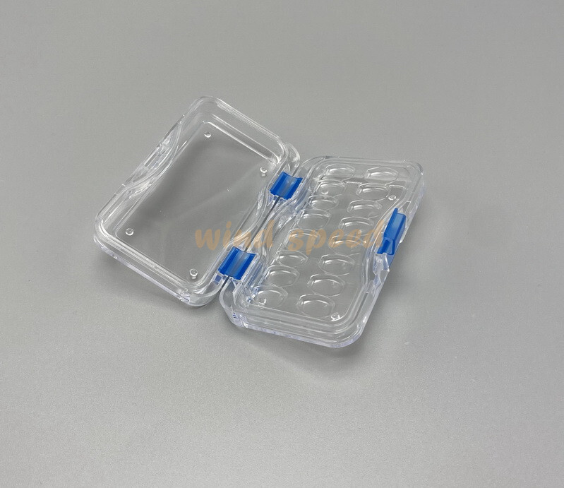 Display Box Jewelry Boxes Clear Membrane Denture False Teeth Case 10*6*2.2cm