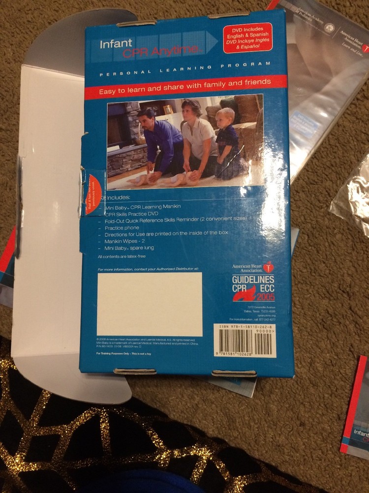 American Heart Association Infant CPR Anytime Training Kit