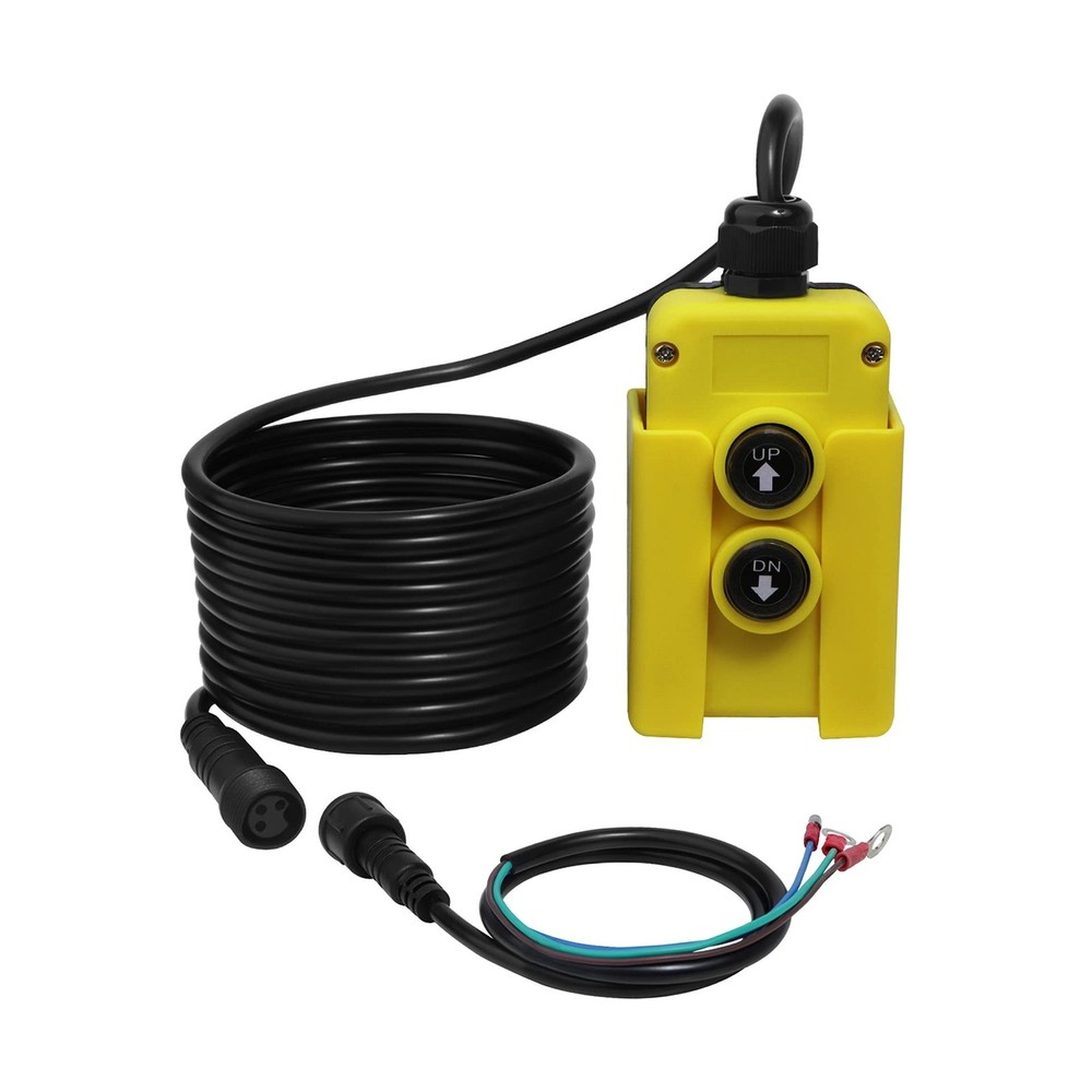 3 Wires Dump Trailer Remote Control Switch 12v DC Hydraulic Pump Power Unit U...